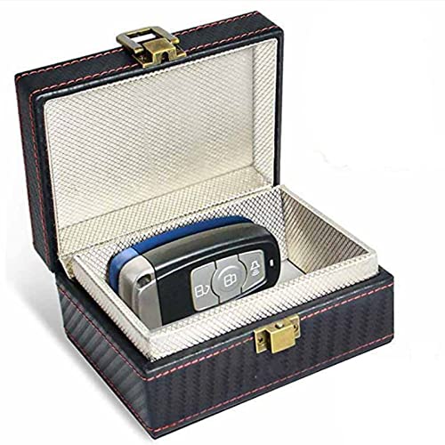 Etui Anti RFID Eckerdromk - Boîte Faraday Protection Clé Voiture Keyless Go + 2 Pochette Signal Blocage