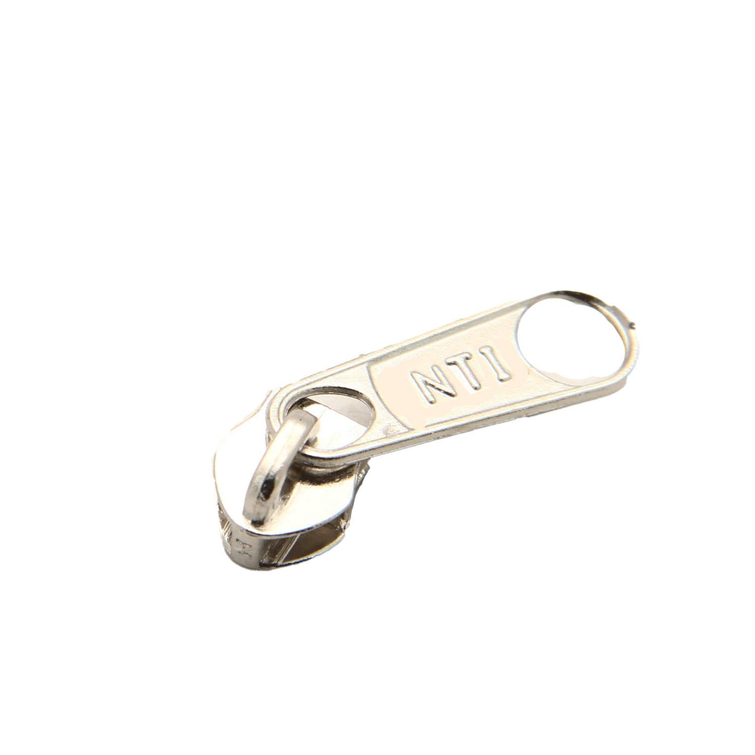 Steel Zip Slide Runners Size:3 (Pack of 50 Pieces) Zipper Fasteners Pullers 24x8.5x1.3 MM-image-28