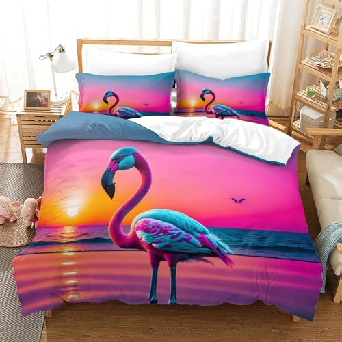 Linge de lit 3D vibrant avec housse de couette king size - 3
