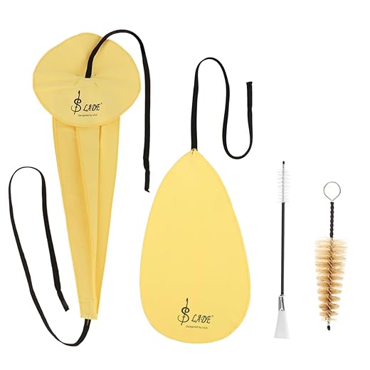 Saxophone Cleaning Cloth, Alto Saxophone Cleaning Kit with Saxophone Cleaning Cloth, Sax Neck Cleaning Swab, Mouthpiece Brush, Dusting Brush for Flute and Woodwind Instruments