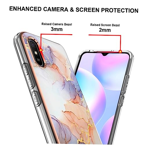 Coque TPU antichoc marbre texture flexible de haute qualité - 3