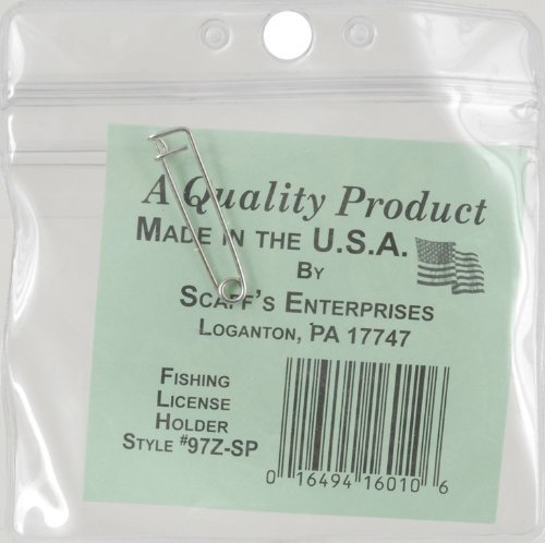 Scaff' S Enterprises Zip acido License Holder by