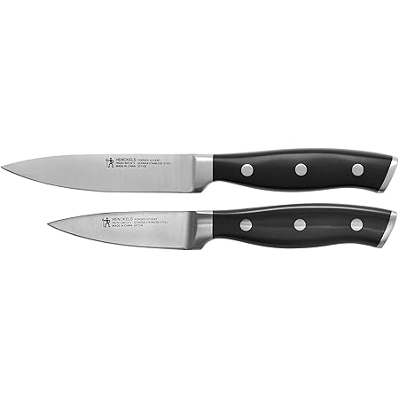 HENCKELS Forged Accent Razor-Sharp 2-pc Paring Knife Set, German Engineered Informed by 100+ Years of Mastery,Black