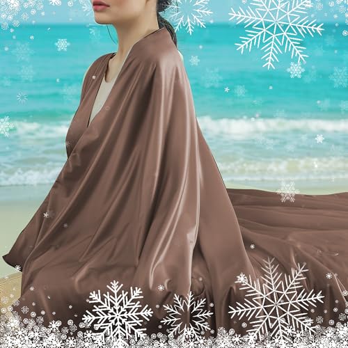 LaffyLo Cooling Comforter Twin Size 60x80 for Hot Sleepers & Night Sweats, Lightweight Cool Touch Blanket for Bed, Dorm, Guest Room & Outdoor Camping, Travel, Terracotta