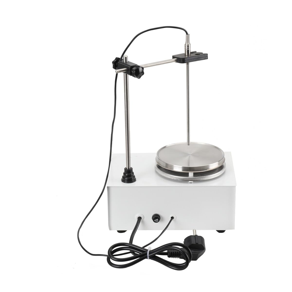 Labor Magnetrührer mit Heizplatte 0-2000RPM Magnetic Stirrer Mixer | 220V Digital Magnetrührer Magnetmischer, LED Temperaturanzeige, 200W Heizung 25W Motor Rührwerk, für Labor/Home Küchenrührer