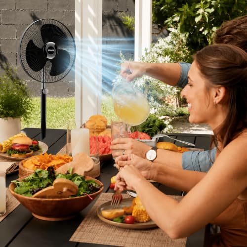 Image of SPINKS COPPER HIGH SPEED 2800 RPM Mark-1 16 Inches 400 MM Bullet Fan Pedestal Fan with Adjustable Height X-Flow Technology Heavy Base 5 Year Manufactured Warranty with Door Step Service Black
