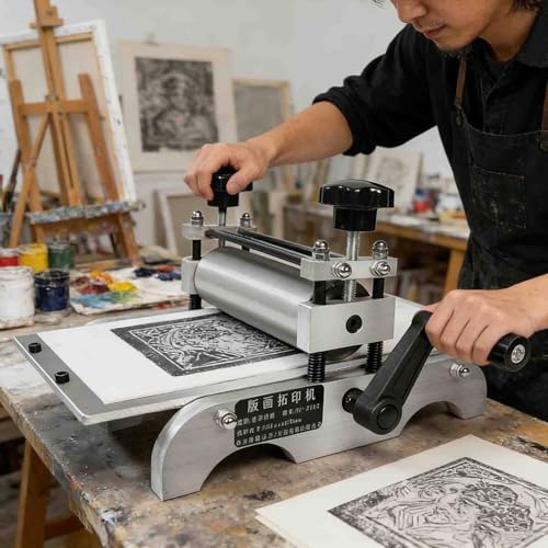Máquina de grabado manual para impresión detallada y trabajo monocromático