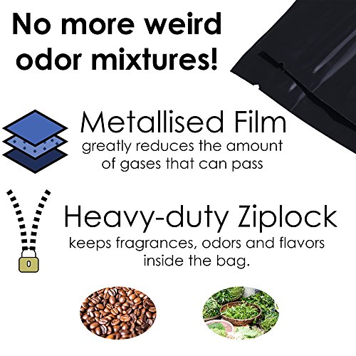 100 Durable Double-Sided Metallic Foil Mylar Flat Ziplock Bag 7.5X10Cm (3X4") (Purple) #TOP1