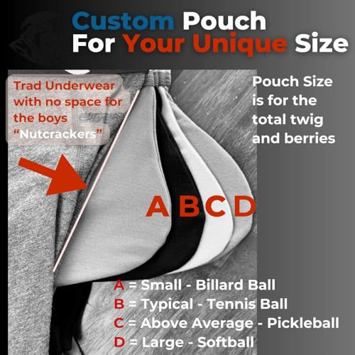 Real Men 7in Nylon Boxer Briefs A Pouch Xs 3pk Blk/Hthr Gry/Slt Grn2