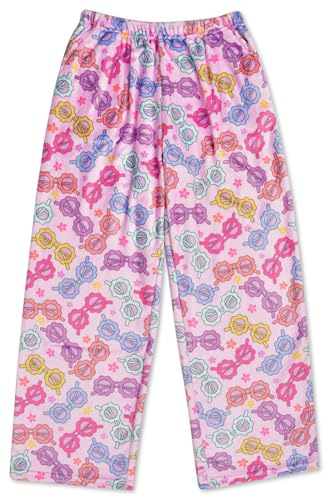 Image of iscream Big Girls Silky Soft Fun Print Plush Fleece Pants - Twist and Shout Collection
