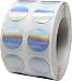 Holographic Silver Color Coding Labels Round Circle Dots 1/2 Inch 1,000 Total Adhesive Stickers