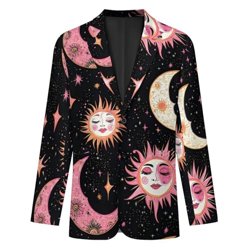 Moon and Sun Men's Slim Suit Long-Sleeve Prom Tuxedo Classic Two Button Business Jacket4