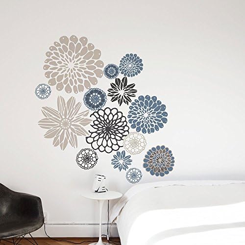 Adzif Wallflowers Wall Decals, Multi