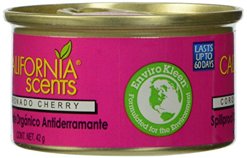 Image of California Scents Spillproof Organic Air Fresheners, Coronado Cherry, 1.5 Ounce Cannister (Pack of 2)
