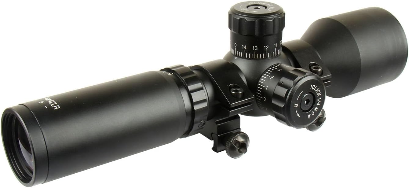 TACFUN 3-9x42 Long Eye Relief Scope w/Ring for Mosin Nagant M44 M91/30 M38 1891/30 Mauser 98 K-98 K98