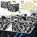 Chivertion 24 Pcs Composition Book Desk Dividers Privacy Folders Testing Dividers for Students Marble Texture Trifold Table Desk Privacy Panel Test Folders for School Teacher Student Study Test Home