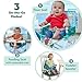 Bright Starts Disney Stitch Pop 'N Sit Portable Booster, Indoor/Outdoor Use, Floor Seat with Feeding Tray, Blue, 6 Mos - 3 Yrs