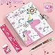 Set Tagebuch Mädchen, Kinder Schreibwaren-Geschenkset Enthält Einhorn Tagebuch mit Schloss Notizblock Radiergummi Spitzer Lineal & 6-Farben-Stift für Teenager Junge Notizbuch Geschenke 6-12 Jahren