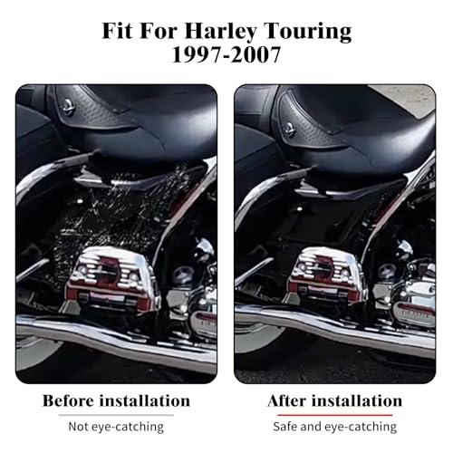 Cubierta lateral batería Harley Touring para reparar paneles rotos 3