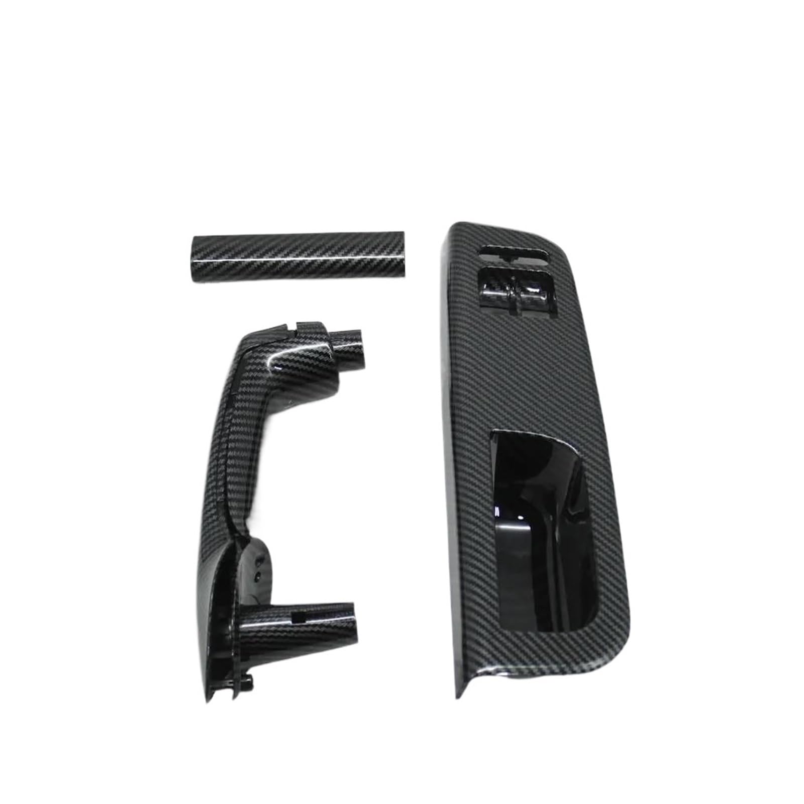 JYUTDW Auto Door Handle Interior Grab Trim for Jetta MK4 1999-2004 Car Interior Door Handle(Carbon Fiber)