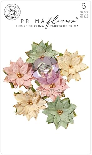 Miniatura 10 de Christmas Market Collection Flowers - Jolly Night - 12 piezaspapel de morera Scrapbooking