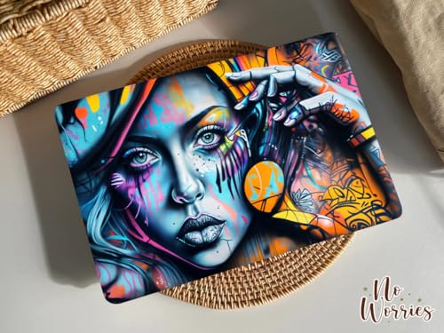 Image of NoWorries Laptop Skin for 14inch /15inch Devices- Graffiti Laptop Sticker Upto 15.6inch Compatible with Apple /dell /Hp /Lenovo /Acer /Asus - Dustproop & Waterproop Vinyle Grayback Laptop Skin