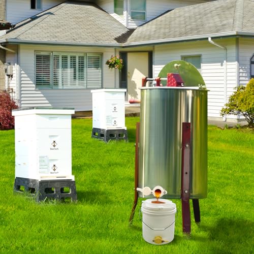 Beetech HE-M-2/4 2/4 Frames Manual Honey Extractor Kit thumb #5