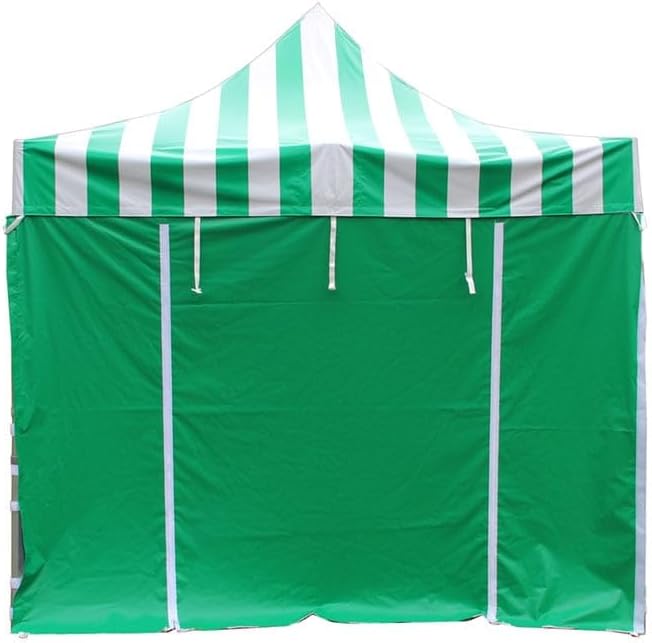 Miniatura 7 de Tienda de campaña desplegable con paredes laterales, 10 x 10 pulgadas, rayas verdes