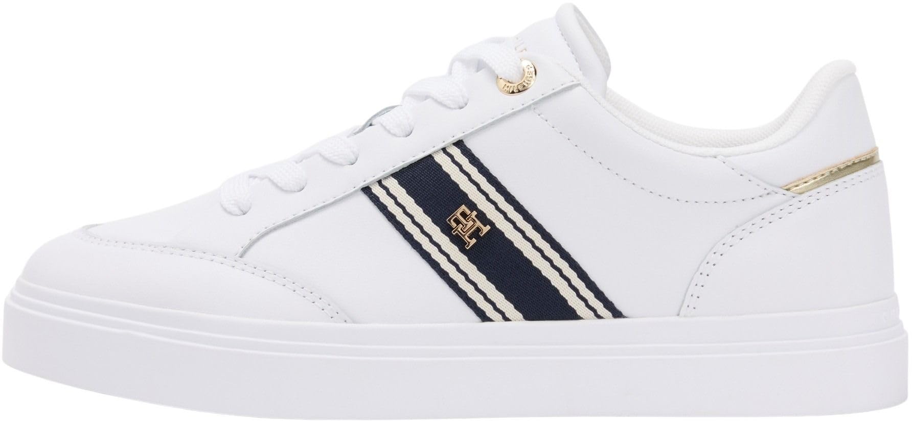Tommy Hilfiger Damen Th Chic Cupsole Webbing Fw0fw09354 Low Top