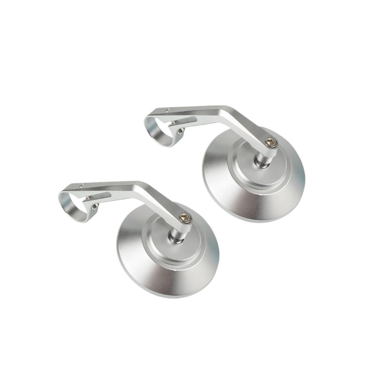 Do GTS Sprint Primavera 150 300 310 250 Motocyklowe Lusterka Wsteczne | Lusterka wsteczne motocykla CNC okrągłe kierownica End Bar End(Round shape Silver)