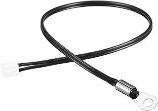 DMiotech 1 Pack 10K NTC Thermistor Probe, Stainless Steel Head Extruder Filament Sensitive Temp Sensor for 3D Printer Heater