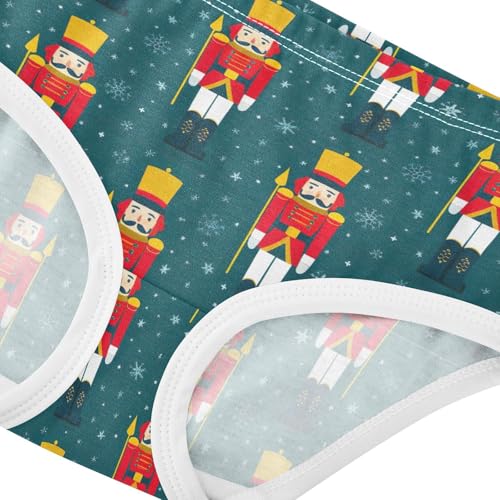Joisal Christmas Nutcracker Navy Toddler Underwear Floral 2t Cotton Cute Panties Girl Artistic Briefs Kids Undies4