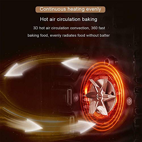 Multifunctionele elektrische keuken oven, desktop mini-oven, emaille voering, veilig en gemakkelijk schoon te maken, onafhankelijke temperatuurregeling - Afbeelding 5