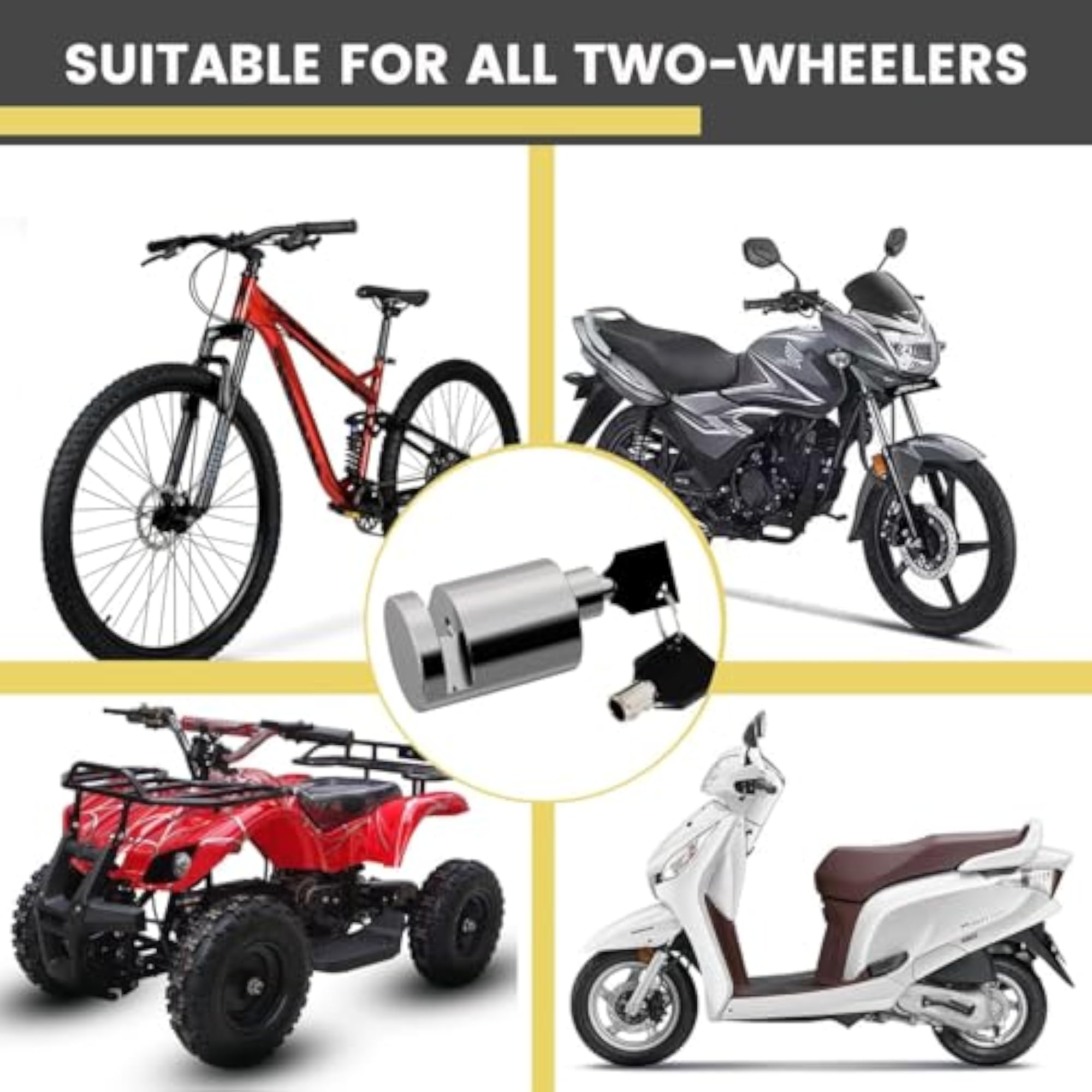 Stainless Steel Heavy Duty Disc Brake Lock