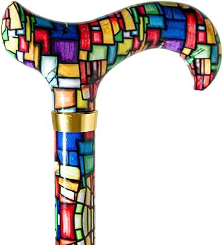 Designer Patterned Walking Canes | Adjustable | Lightweight | Aluminum | Fashionable Walking Sticks