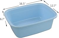 Vista 4 de Fregadero de cocina de plástico de 16 cuartos de galón, 3 paquetes