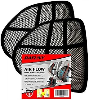 DAFUNY Office Chair Back Support, Car Lumbar Support 2 Pack Lower Back Support