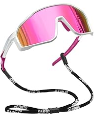 White Frame Mirrored Pink Lens