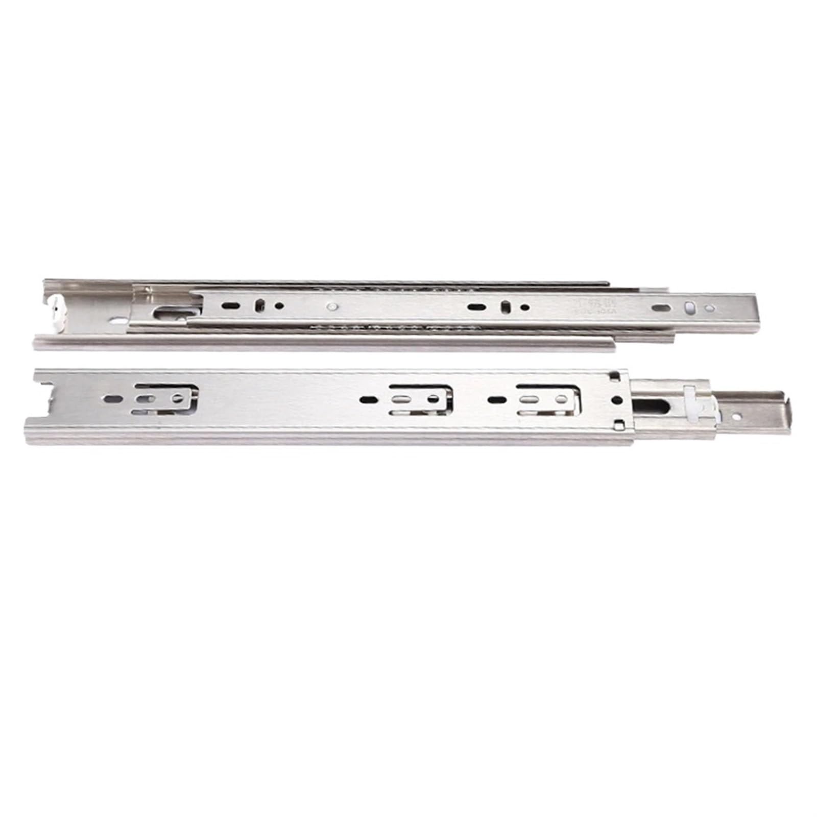 Glissières de tiroir extension complète rail coulissant à billes 250mm 500mm