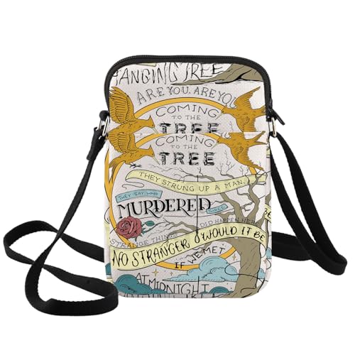 BWWKTOP Hunger Movie Crossbody Purse Movie Inspired Gifts Music Lover Canvas Shoulder Bag Hunger Movie Merch