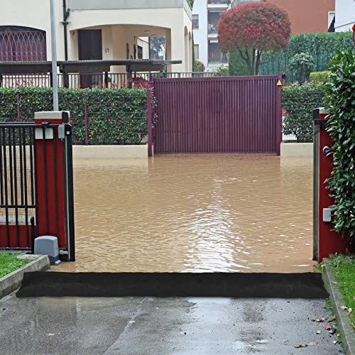Sabary 5 peças de barreira de água 1,5 m x 16,5 cm barreiras absorventes de inundação casa sacos de