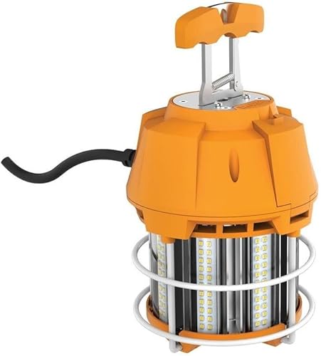 Satco S38939 Hi-Pro - Luz de trabajo temporal LED de alto lúmenes 5000 K blanco 60 vatios