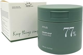 Heartleaf 77 Clear Pad 70 Sheets, 5.4 fl.oz PHA Dead Skin Care Low pH VEGAN