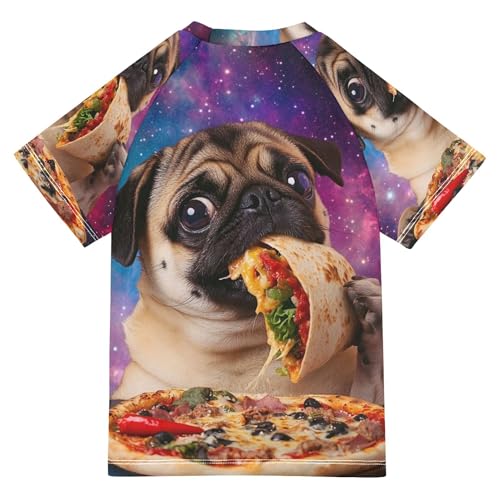 Boys Rash Guard Swim Shirt Toddler Short Sleeve Swimwear UPF 50+ Quick Dry Rashguard Shirt2