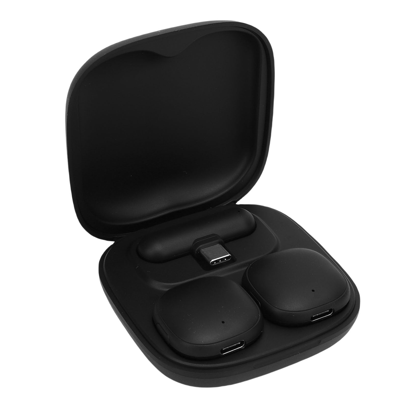 Tbest Bezprzewodowe Mikrofony Lavalier 328 Stóp Zakres AI Redukcja Szumów 2,4 GHz Wireless Lapel MICS z obudową ładowania do Nagrywania Wideo Transmisja na żywo