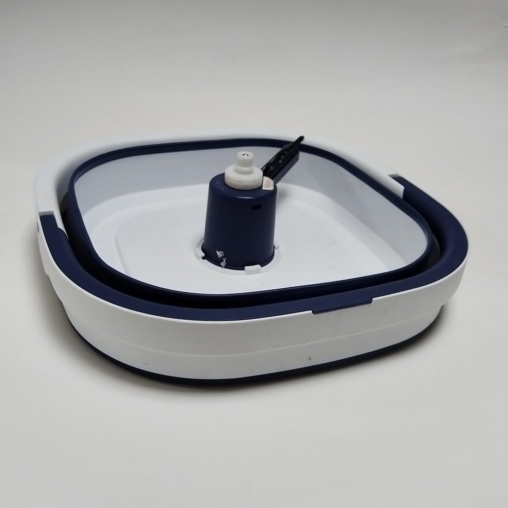 Set di mocio pieghevole per cucina e bagno, con secchio per la pulizia dei pavimenti domestici, con separazione dello sporco unica e design compatto pieghevole