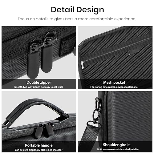 Image of STARTRC Protective Carrying Case for DJI Osmo Action 6 Enhanced Combo(No for Cage), Portable Well-Organized Bag for Travel /Hiking /Cycling /Blogger, Splash-proof, Shockproof