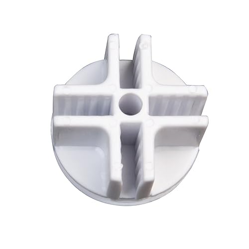 Econoco GSCW - Conector de plástico de 4 vías, color blanco (paquete de 100)