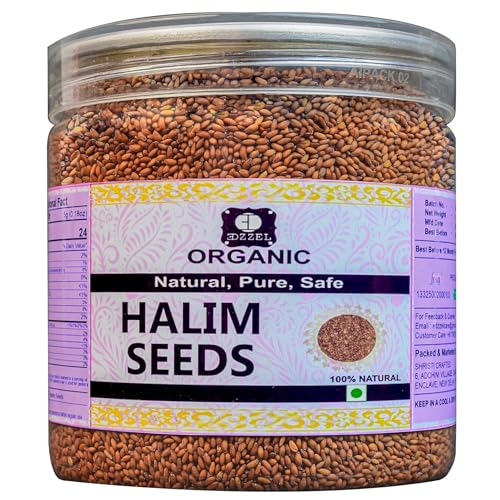 EDZZEL Natural Halim Seeds 10.58 Oz / 300 Gram (Set Of 1)