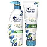 Head & Shoulders Supreme Dry Scalp Care and Dandruff Treatment Shampoo and Conditioner Bundle, with Argan and Jojoba Oil, Nourish and Smooth Hair and Scalp